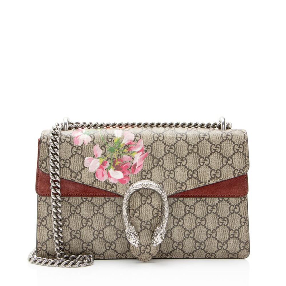 Gucci GG Supreme Blooms Dionysus Medium Shoulder Bag